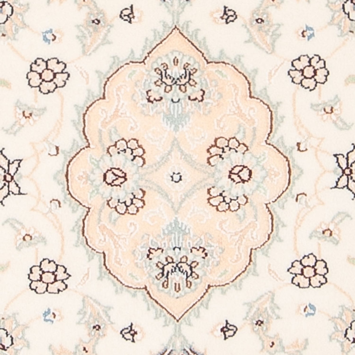Alfombra persa - Nain - 92 x 60 cm - beige
