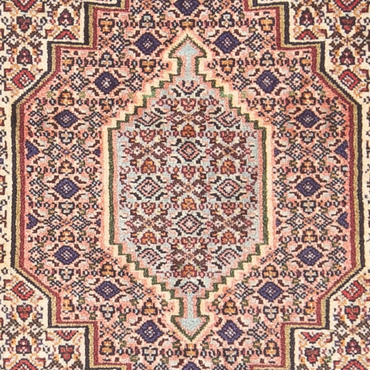 Alfombra persa - Clásica - 103 x 72 cm - beige claro