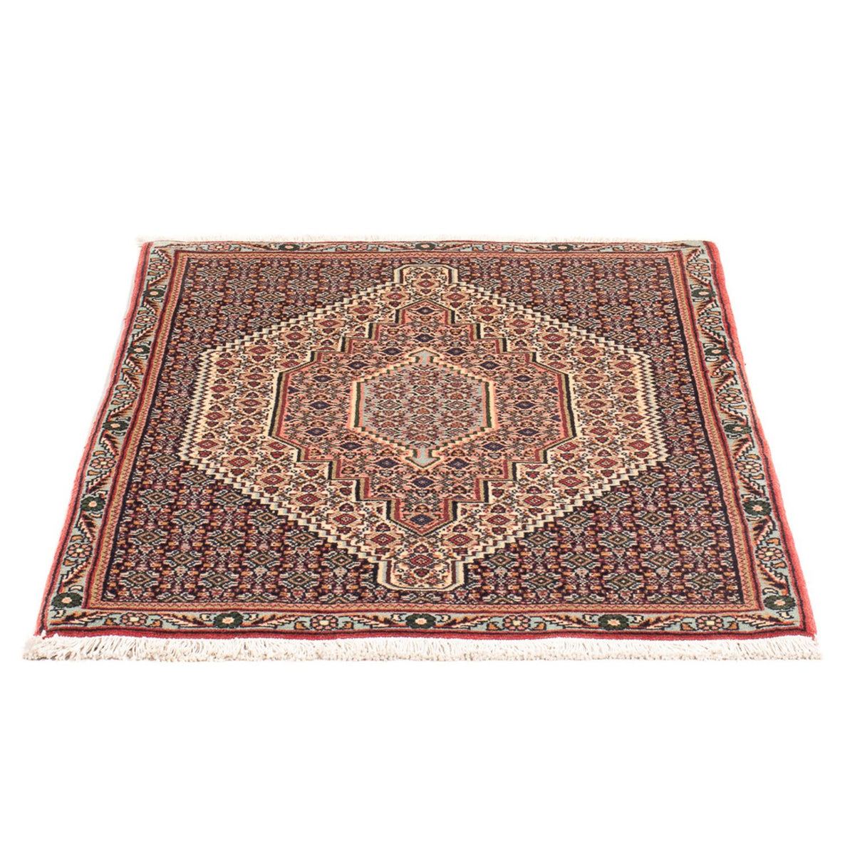 Alfombra persa - Clásica - 103 x 72 cm - beige claro