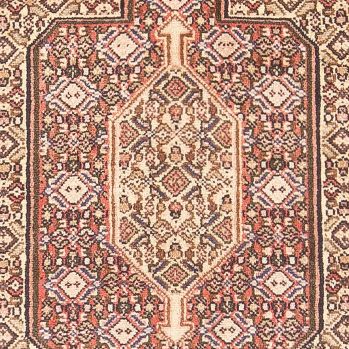 Alfombra persa - Clásica - 110 x 77 cm - beige oscuro