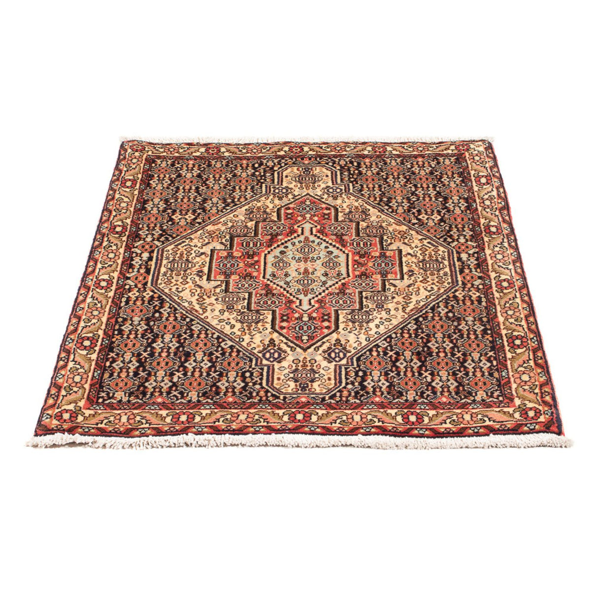 Alfombra persa - Clásica - 102 x 74 cm - rojo claro
