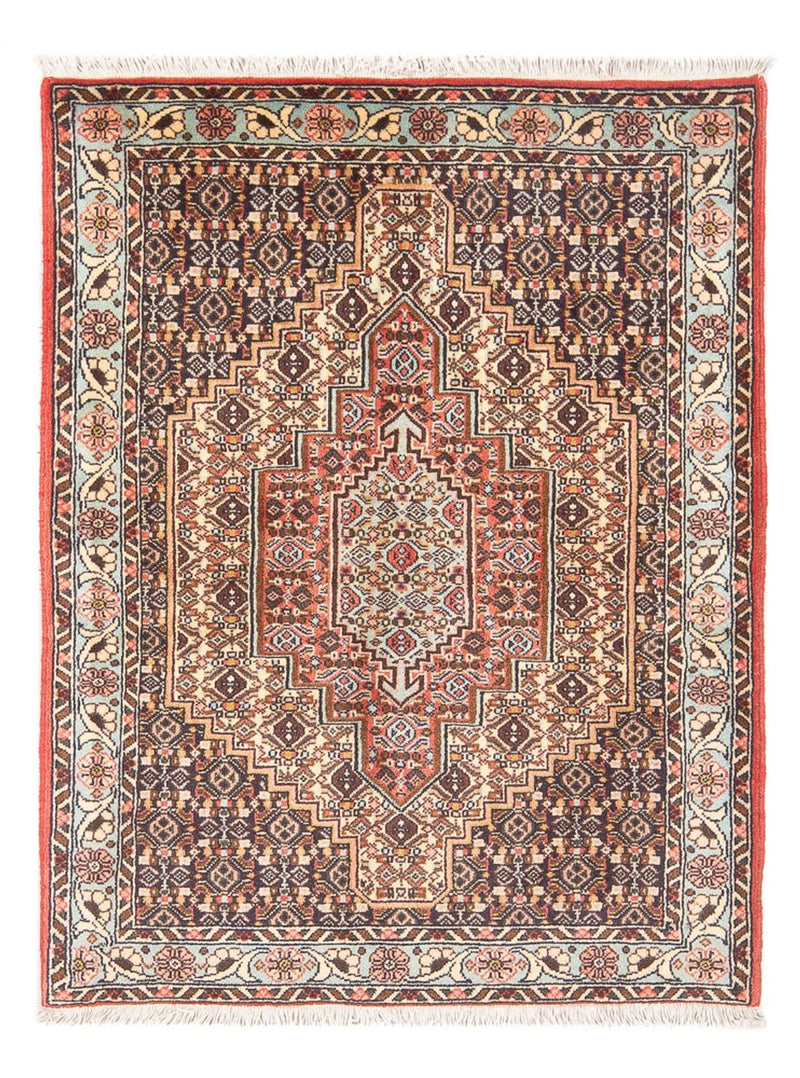 Alfombra persa - Clásica - 108 x 76 cm - azul oscuro