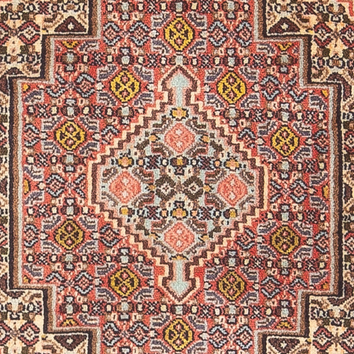 Alfombra persa - Clásica - 102 x 73 cm - multicolor