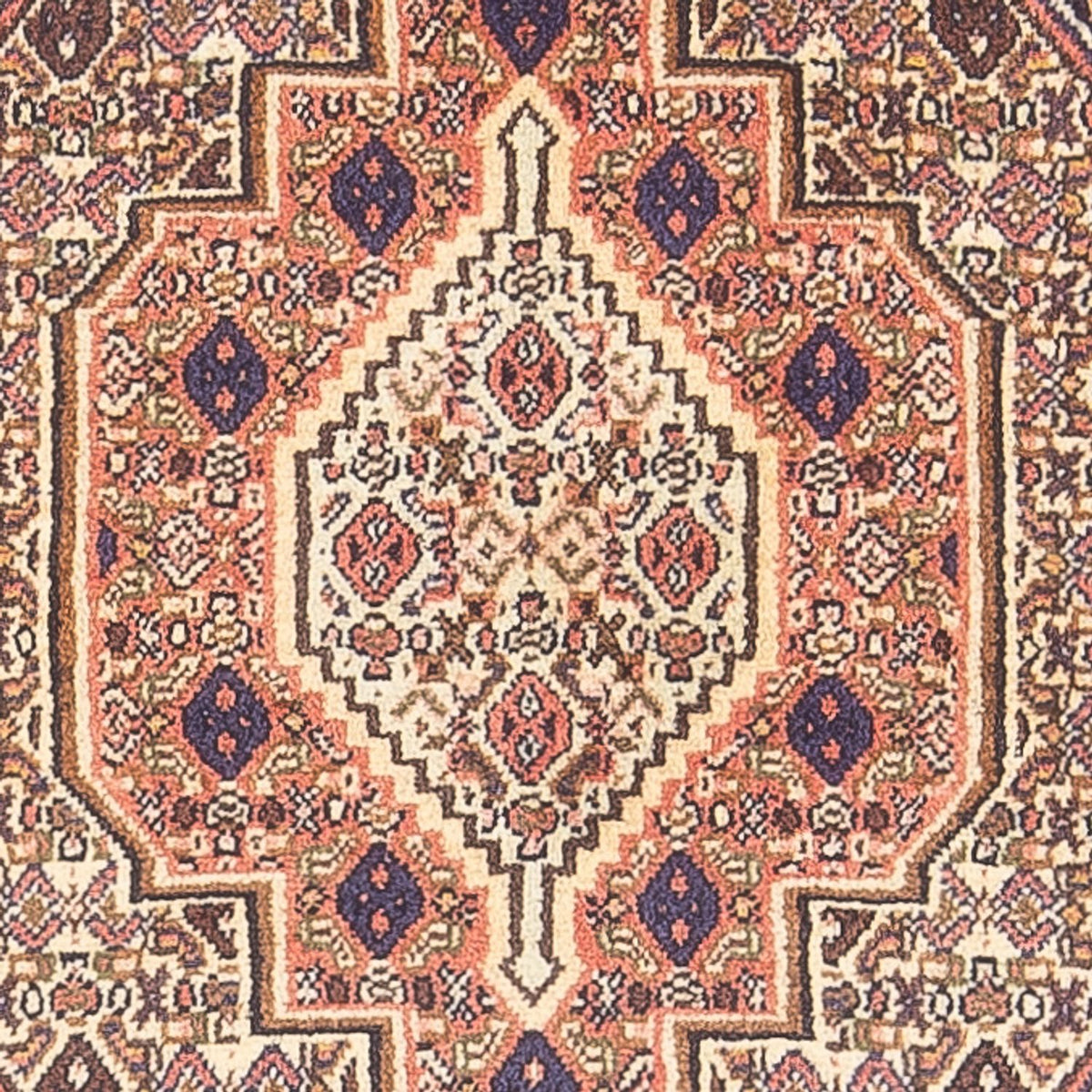Alfombra persa - Clásica - 103 x 75 cm - naranja