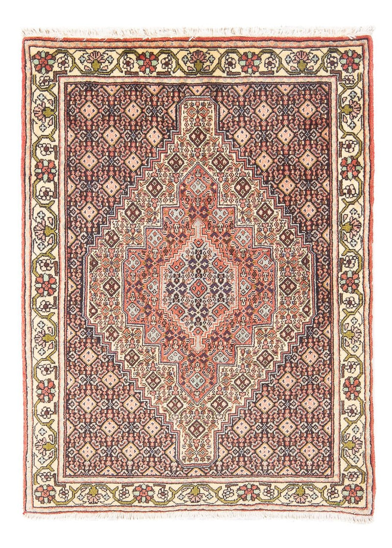 Alfombra persa - Clásica - 103 x 76 cm - azul oscuro