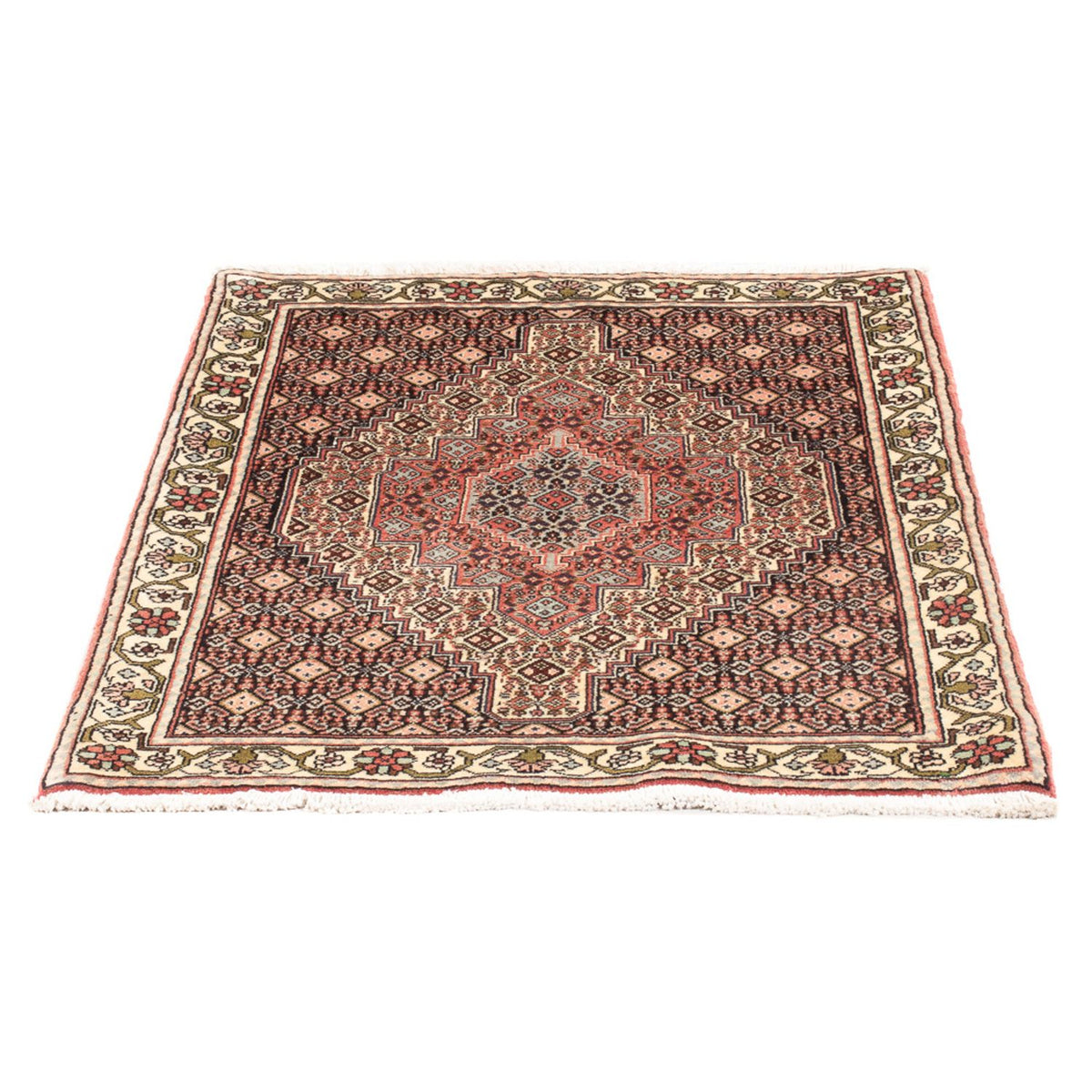 Alfombra persa - Clásica - 103 x 76 cm - azul oscuro