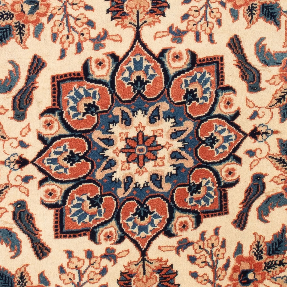 Alfombra persa - Clásica - 130 x 76 cm - crema