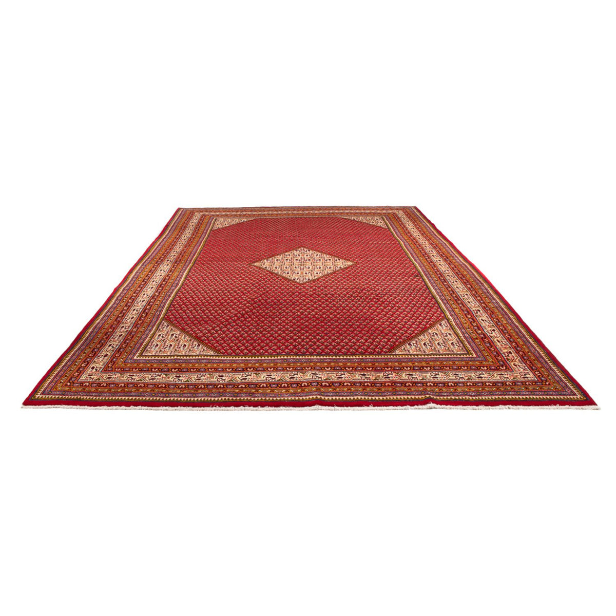 Alfombra persa - Mir - 406 x 276 cm - rojo