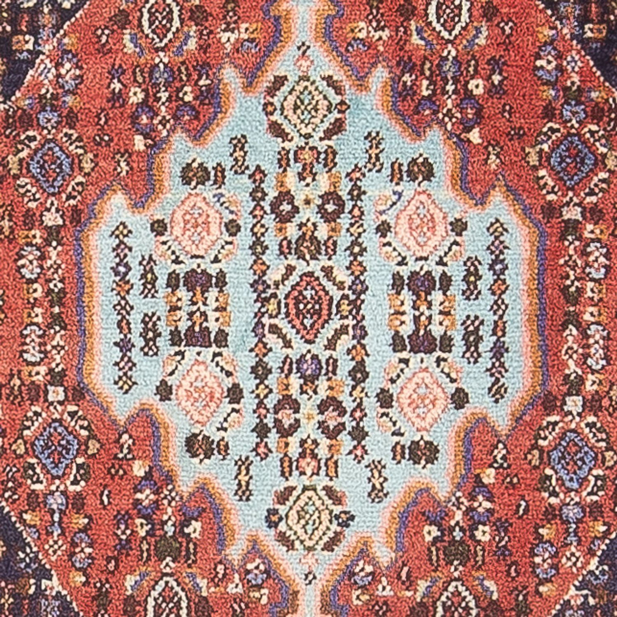 Alfombra persa - Clásica - 96 x 70 cm - azul oscuro