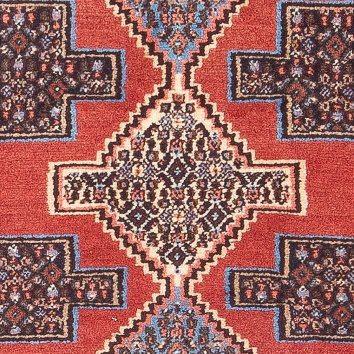 Alfombra persa - Clásica - 103 x 75 cm - azul oscuro