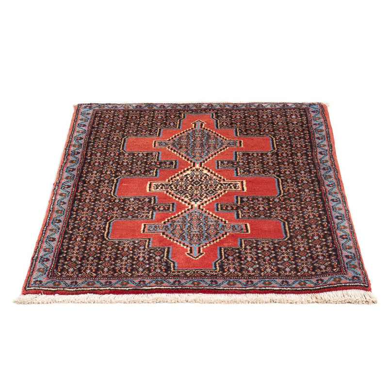 Alfombra persa - Clásica - 103 x 75 cm - azul oscuro