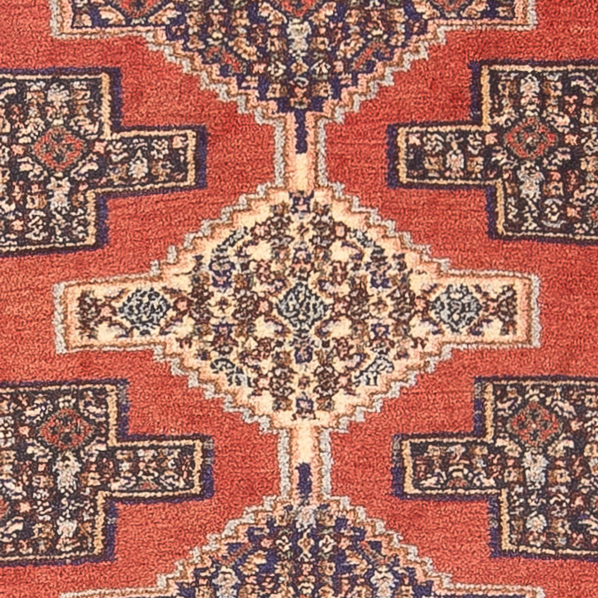 Alfombra persa - Clásica - 96 x 80 cm - rojo
