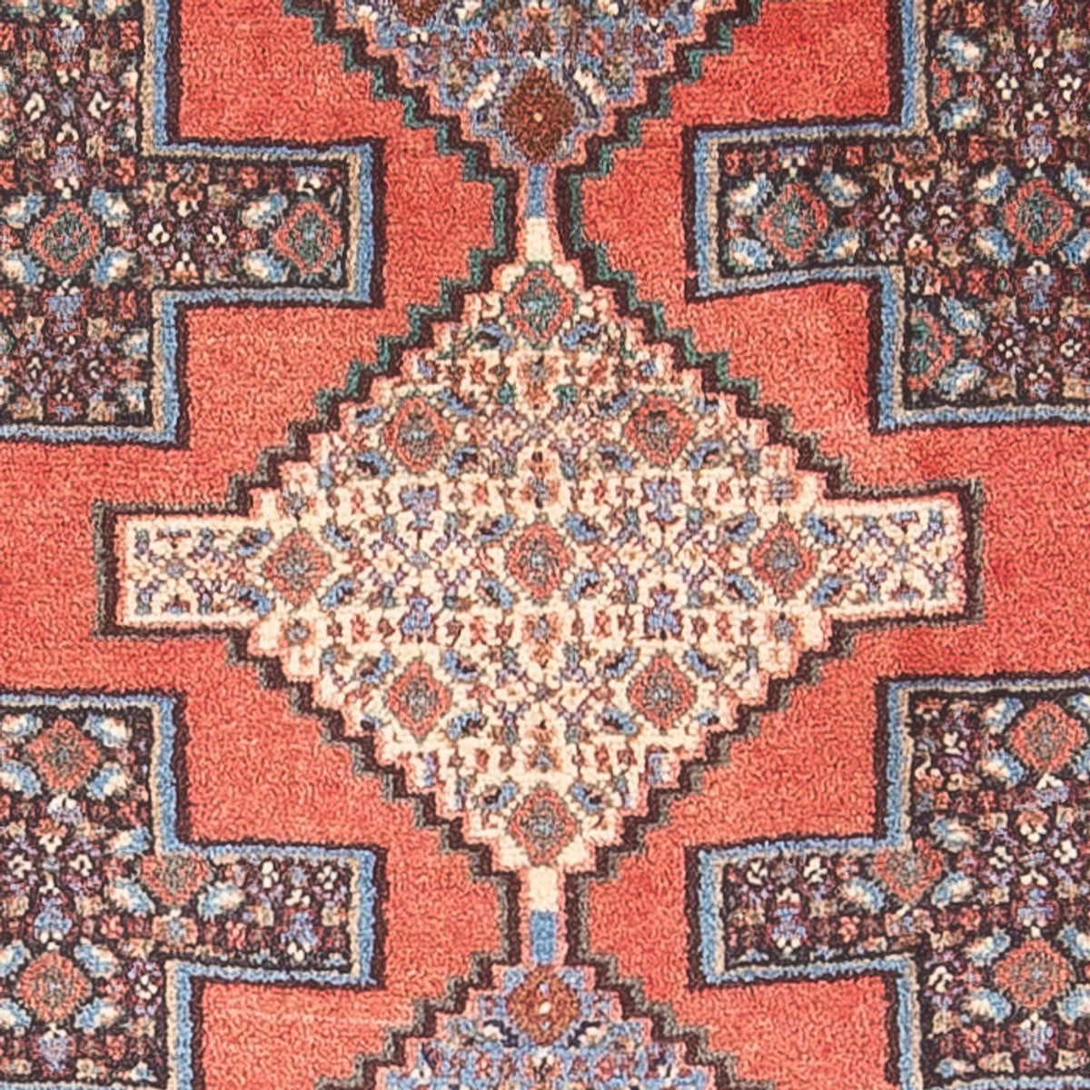 Alfombra persa - Clásica - 107 x 75 cm - rojo