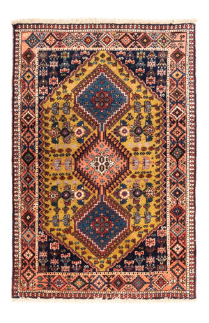 Alfombra persa - Nómada - 120 x 80 cm - amarillo
