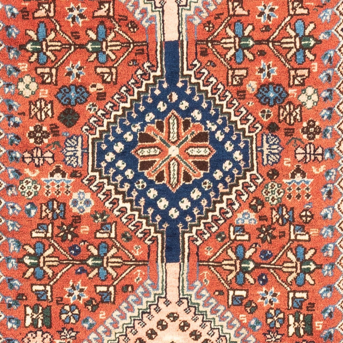 Alfombra de pasillo Alfombra persa - Nómada - 203 x 83 cm - rojo