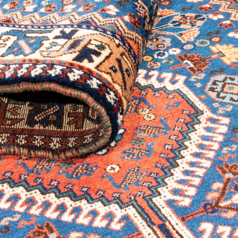 Alfombra de pasillo Alfombra persa - Nómada - 197 x 82 cm - azul claro