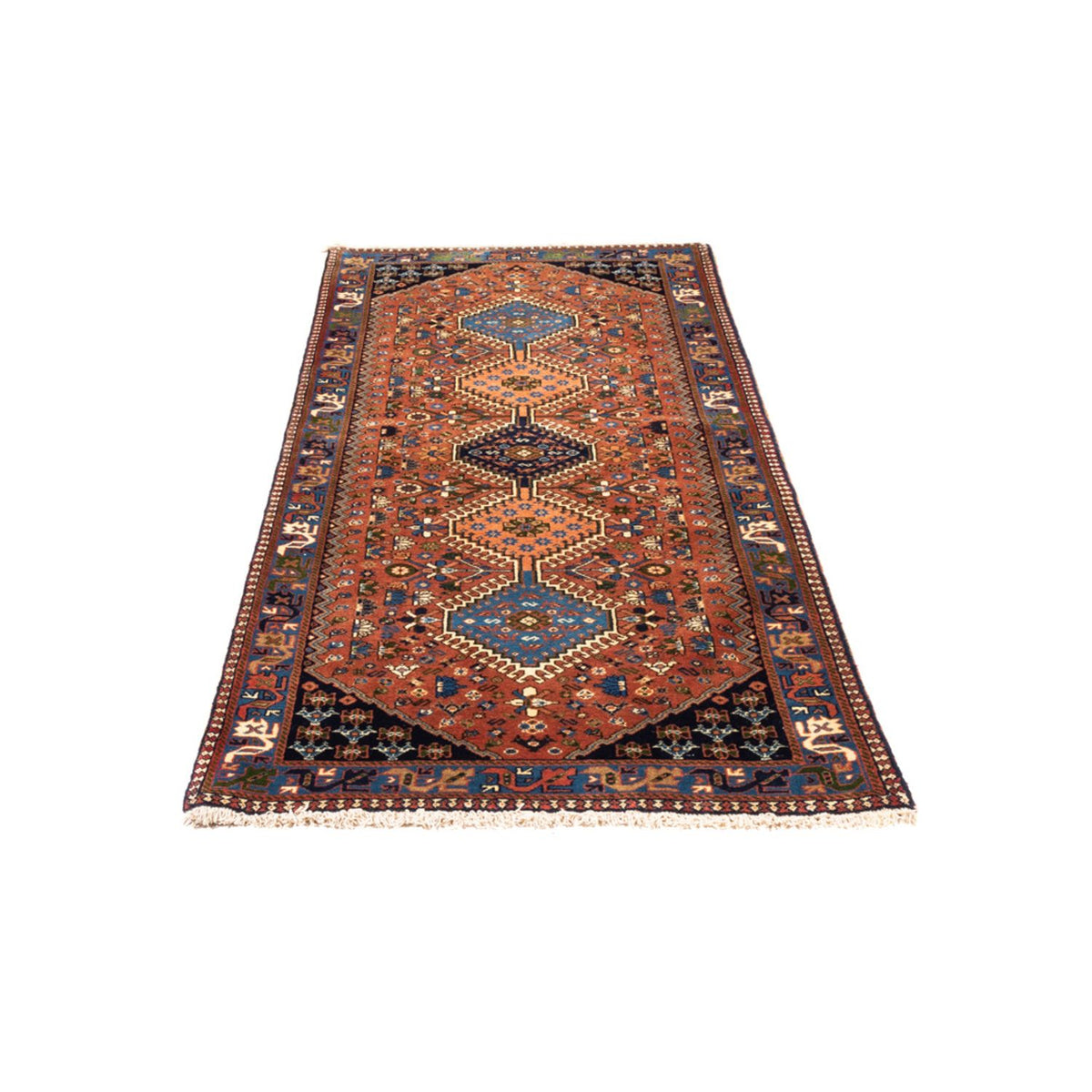 Alfombra de pasillo Alfombra persa - Nómada - 192 x 80 cm - rojo