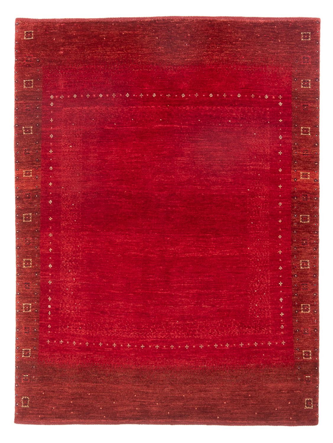 Alfombra Gabbeh - Persa - 193 x 150 cm - rojo