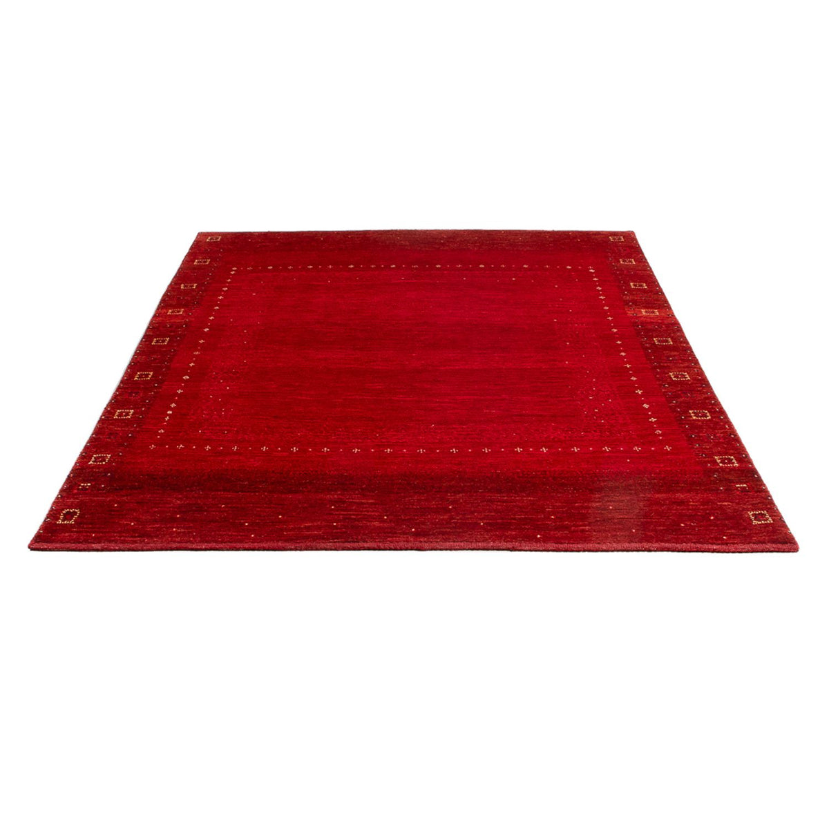 Alfombra Gabbeh - Persa - 193 x 150 cm - rojo