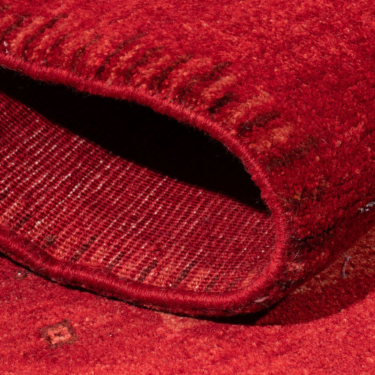 Alfombra Gabbeh - Persa - 182 x 150 cm - rojo