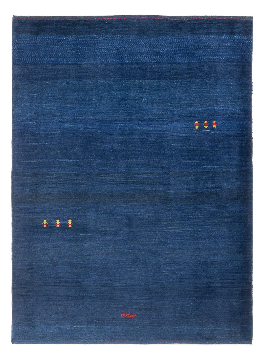 Alfombra Gabbeh - Persa - 195 x 155 cm - azul oscuro