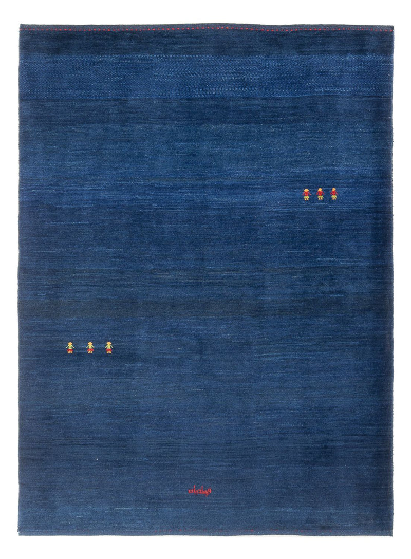 Alfombra Gabbeh - Persa - 195 x 155 cm - azul oscuro