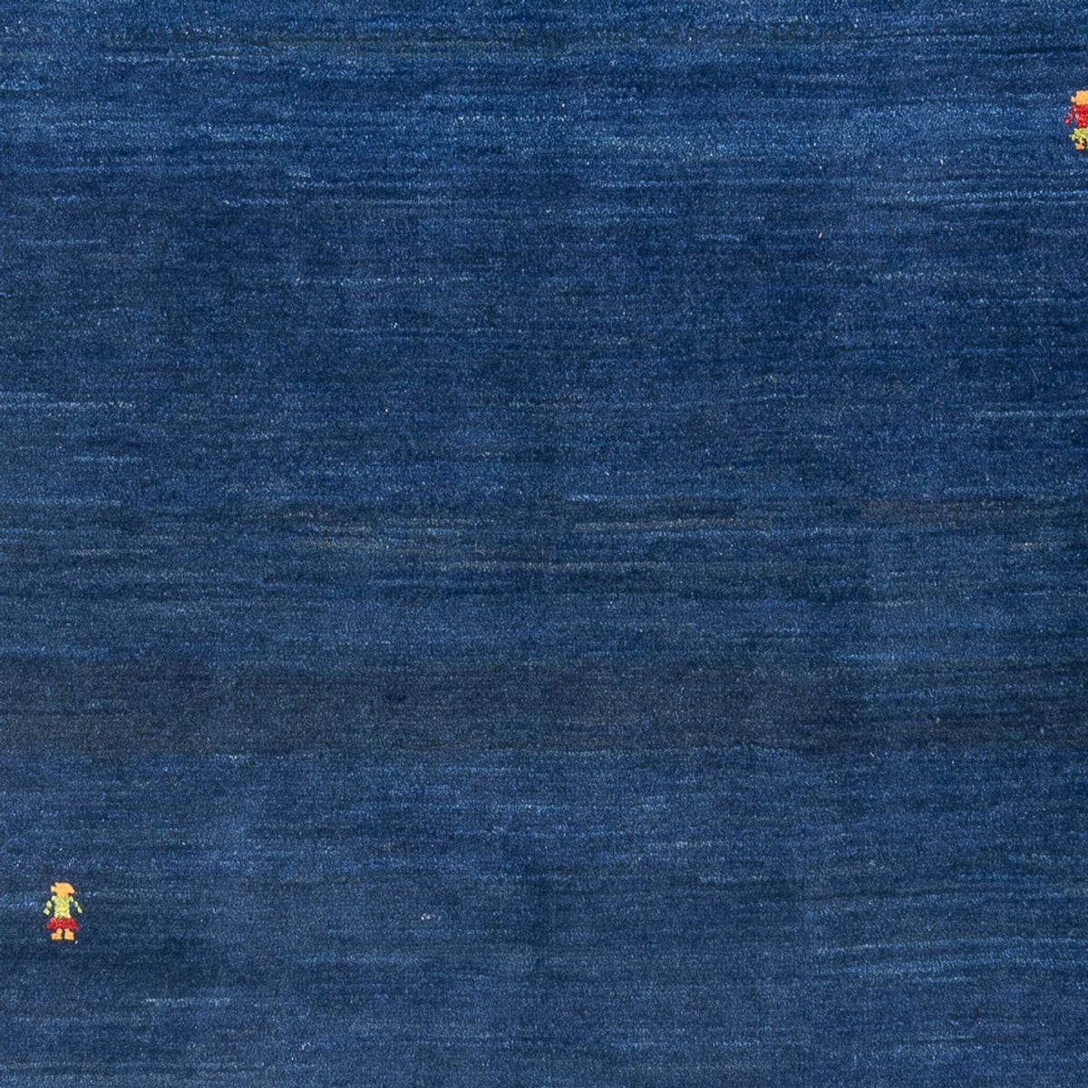 Alfombra Gabbeh - Persa - 195 x 155 cm - azul oscuro