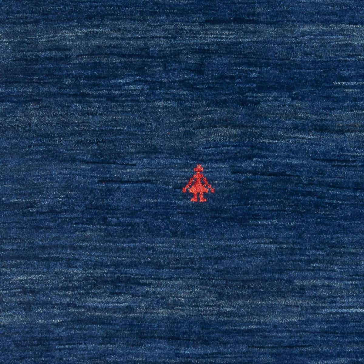 Alfombra Gabbeh - Persa - 190 x 150 cm - azul oscuro