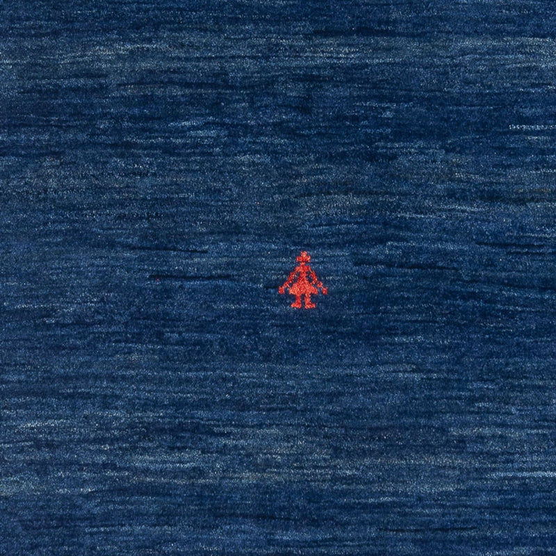 Alfombra Gabbeh - Persa - 190 x 150 cm - azul oscuro