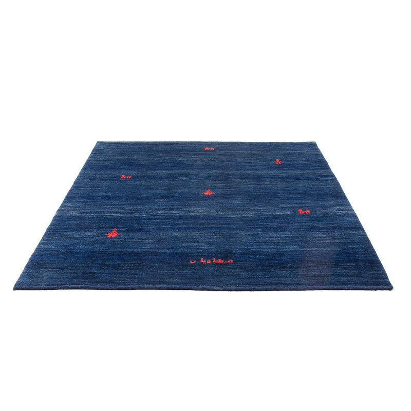 Alfombra Gabbeh - Persa - 190 x 150 cm - azul oscuro