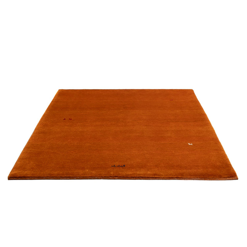 Alfombra Gabbeh - Persa - 193 x 153 cm - naranja