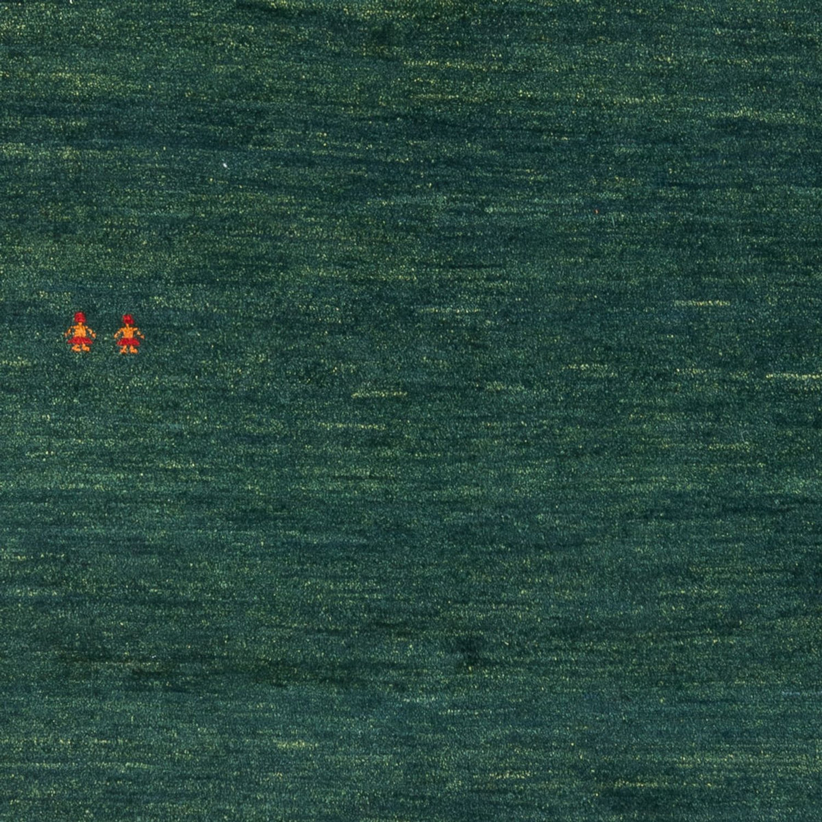 Alfombra Gabbeh - Persa - 205 x 140 cm - verde oscuro