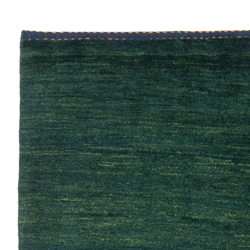 Alfombra Gabbeh - Persa - 205 x 140 cm - verde oscuro