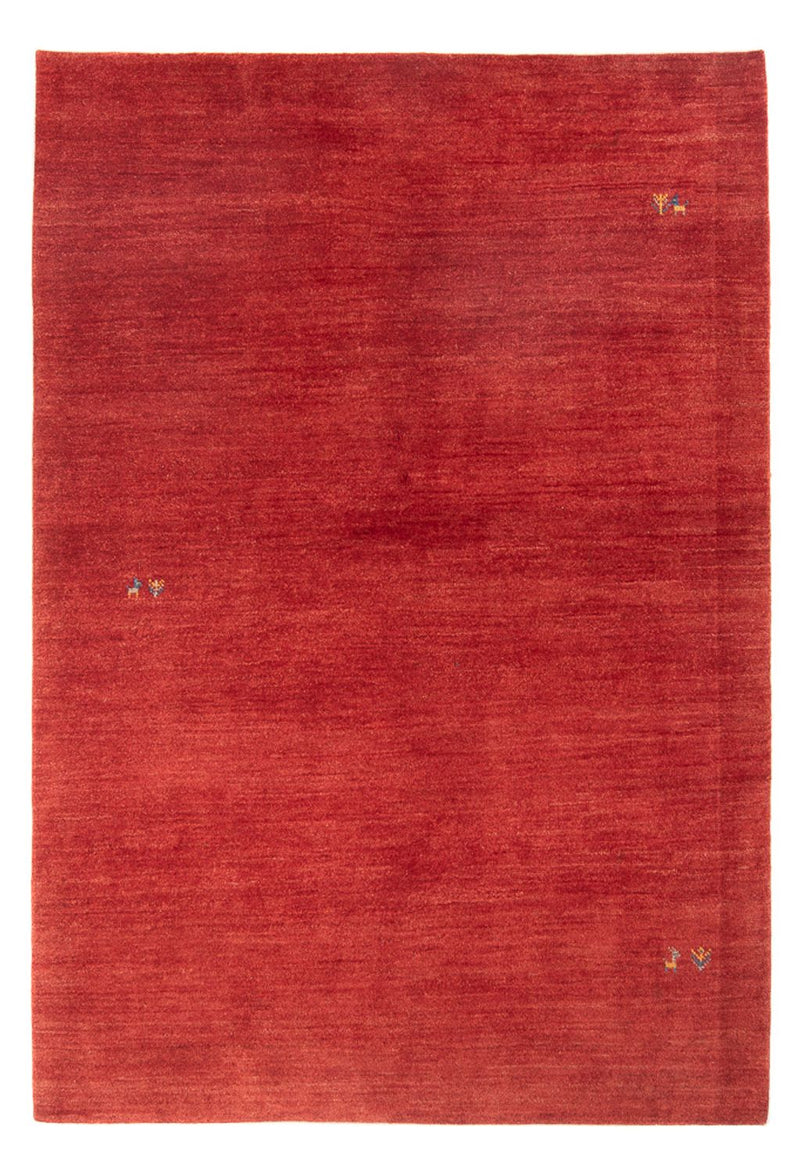 Alfombra Gabbeh - Persa - 200 x 150 cm - rojo