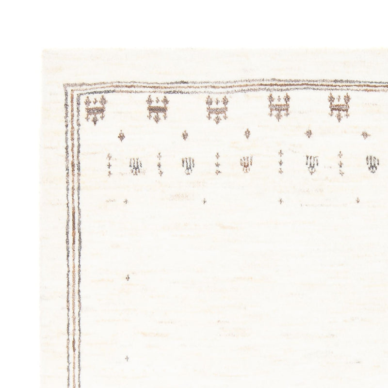 Alfombra Gabbeh - Persa - 198 x 150 cm - blanco