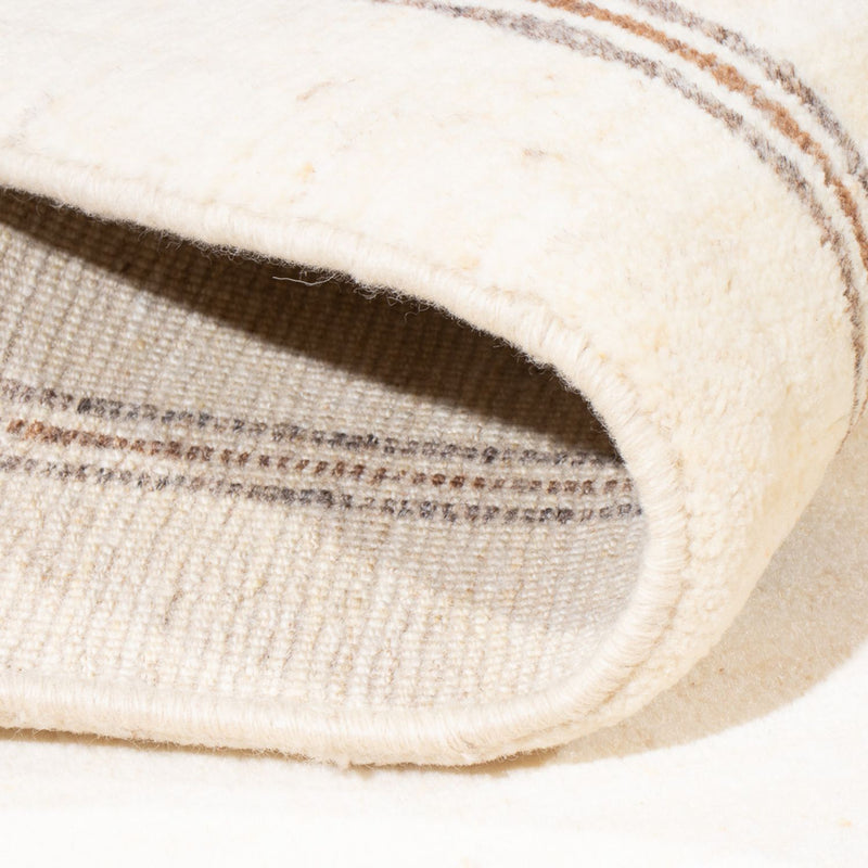 Alfombra Gabbeh - Persa - 198 x 150 cm - blanco