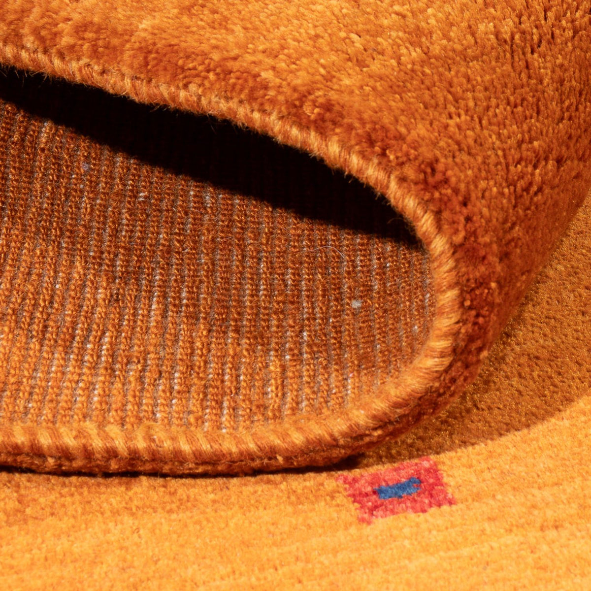 Alfombra Gabbeh - Persa - 201 x 150 cm - naranja