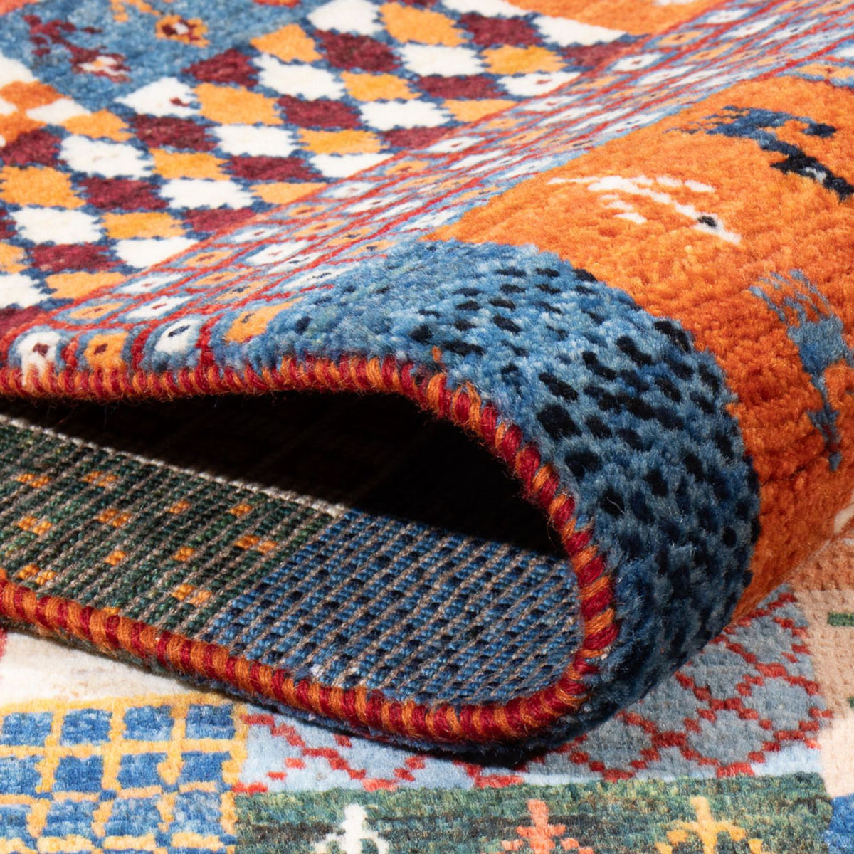 Alfombra Gabbeh - Persa - 198 x 148 cm - multicolor