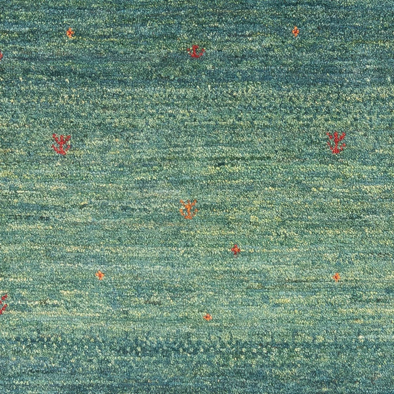 Alfombra Gabbeh - Persa - 152 x 100 cm - verde oscuro