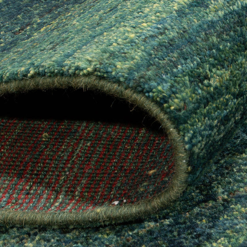 Alfombra Gabbeh - Persa - 152 x 100 cm - verde oscuro
