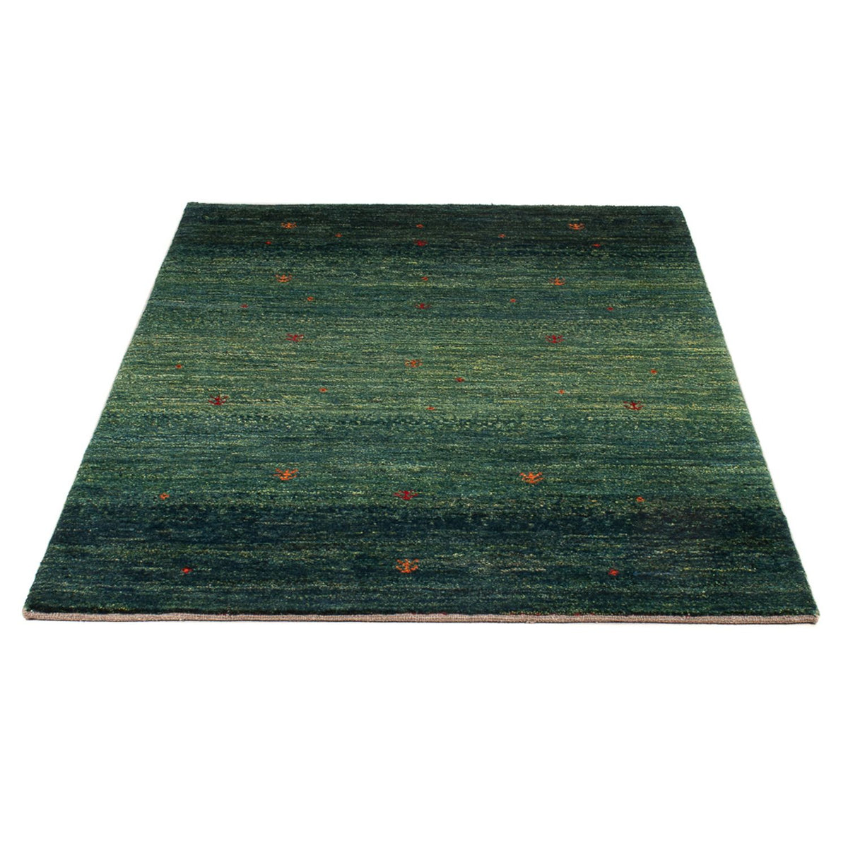 Alfombra Gabbeh - Persa - 152 x 100 cm - verde oscuro