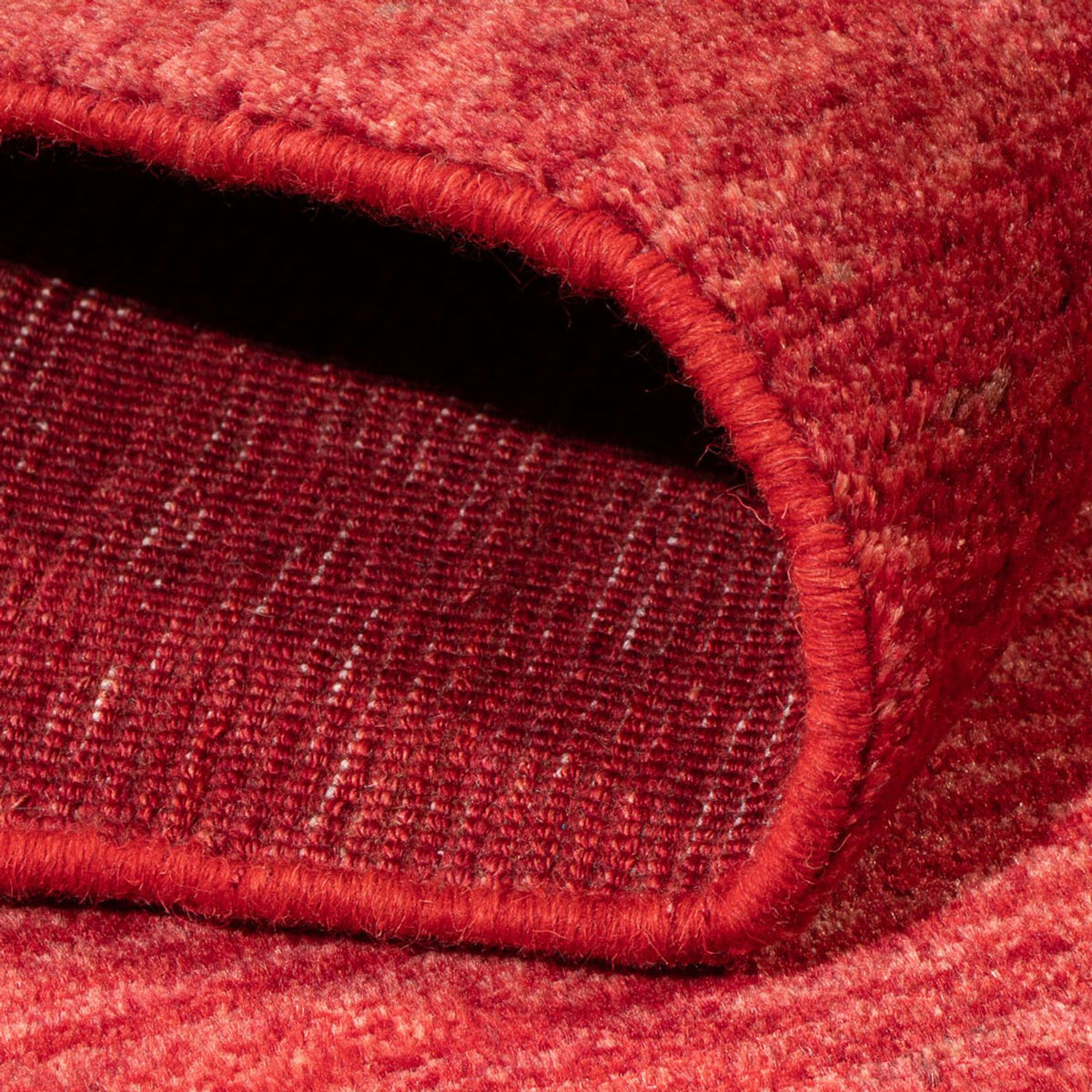 Alfombra Gabbeh - Persa - 193 x 145 cm - rojo