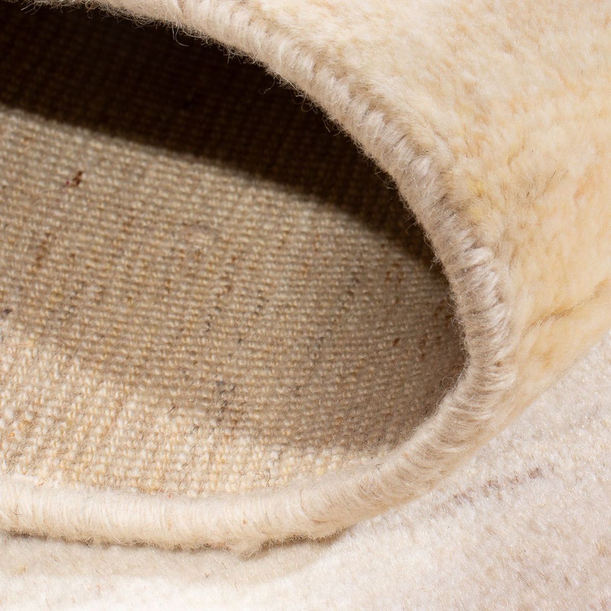 Alfombra Gabbeh - Persa - 150 x 97 cm - blanco