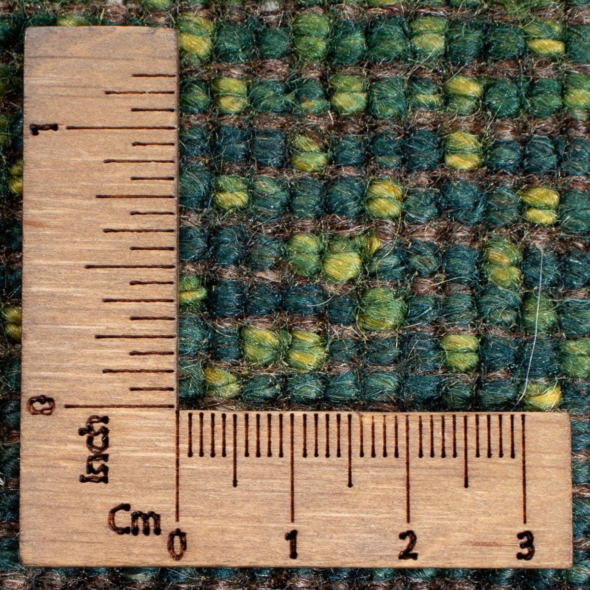 Alfombra Gabbeh - Persa - 204 x 148 cm - verde oscuro