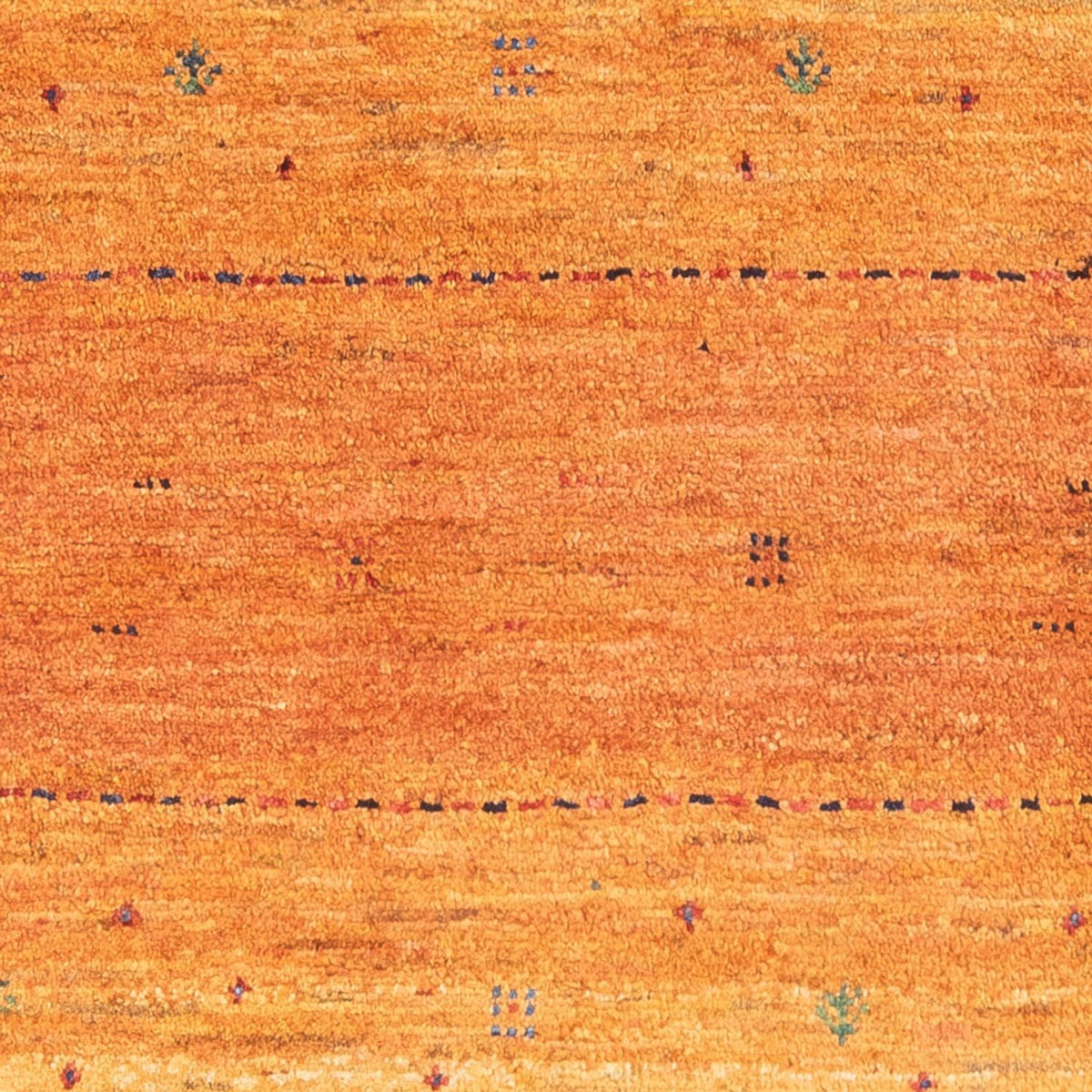 Alfombra Gabbeh - Persa - 142 x 98 cm - naranja