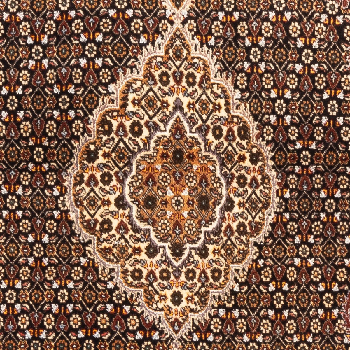 Alfombra Persa - Tabriz - Real - 147 x 105 cm - azul oscuro