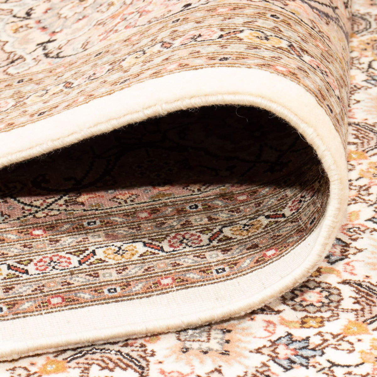 Alfombra Persa - Tabriz - Real - 290 x 253 cm - beige oscuro