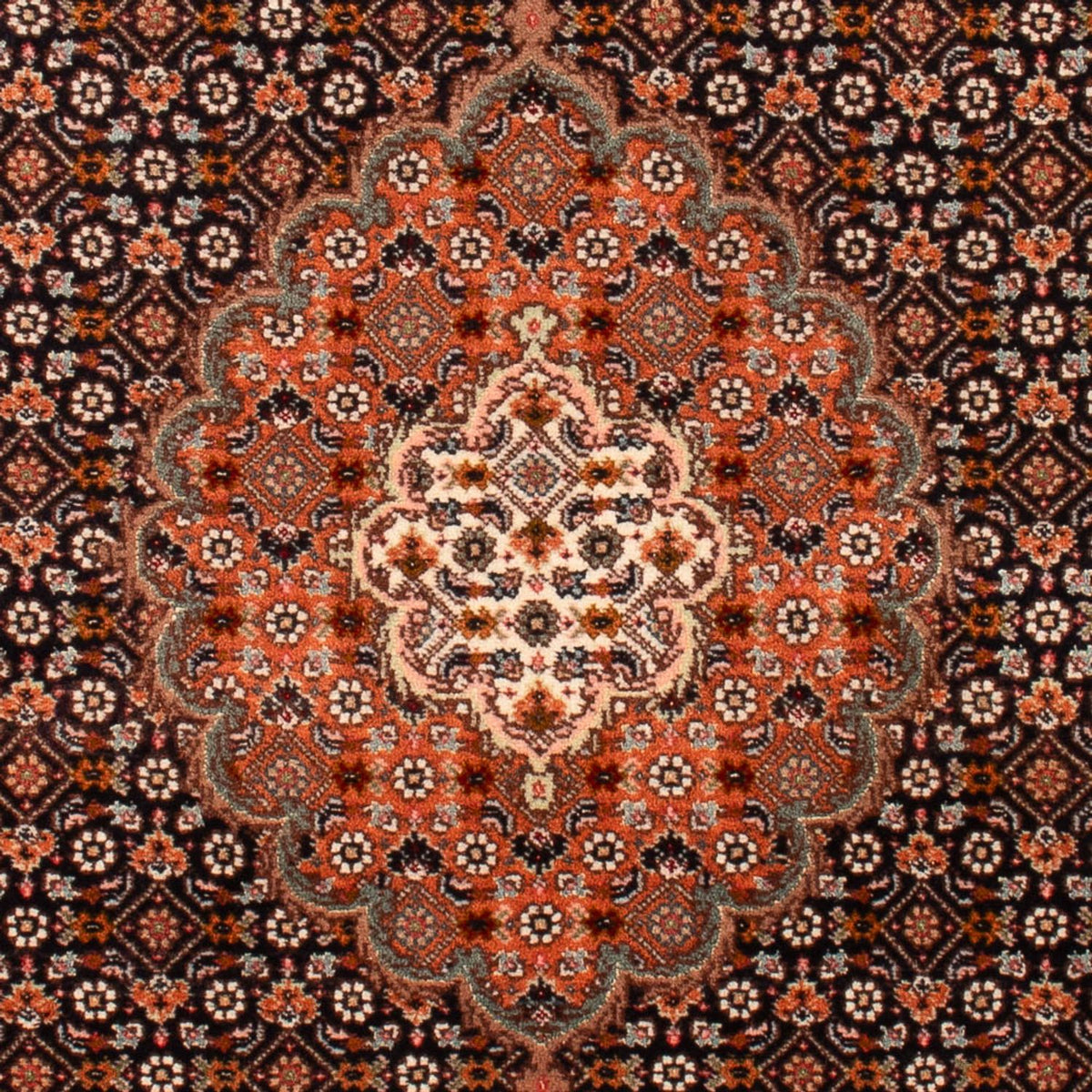 Alfombra Persa - Tabriz - Real - 122 x 84 cm - azul oscuro
