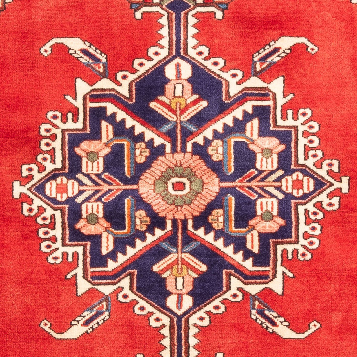 Alfombra persa - Nómada - 154 x 109 cm - rojo