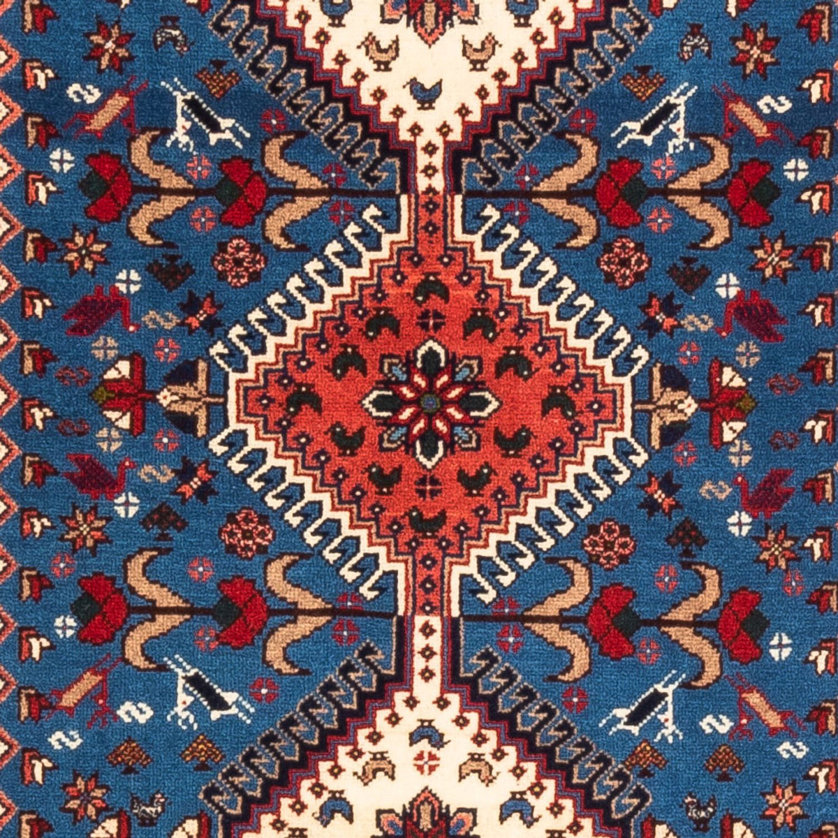Alfombra de pasillo Alfombra persa - Nómada - 197 x 82 cm - azul claro